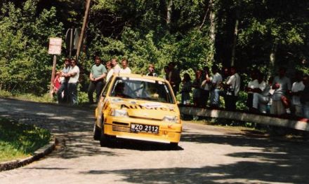 Jacek Sikora i Marek Kaczmarek - Fiat Cinquecento Sporting.